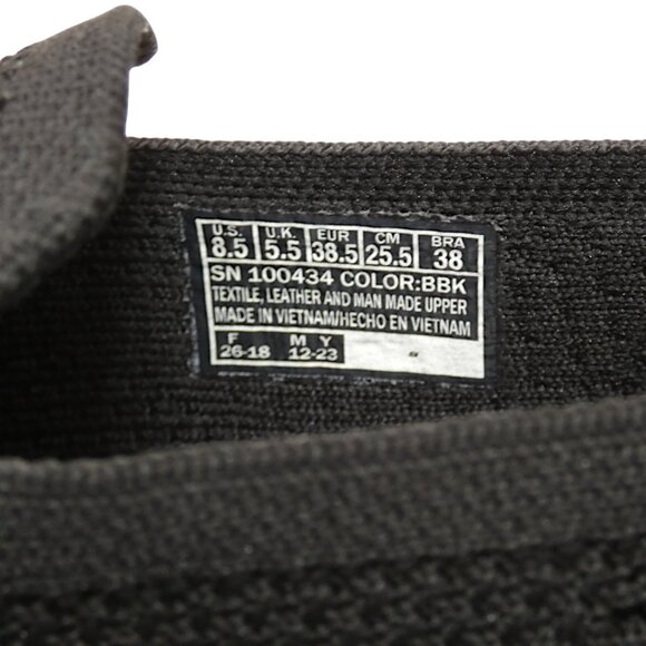 Skechers Black Knit Stretch Fit Slip On Sneakers 8.5 Memory Foam Athleisure - Picture 10 of 11